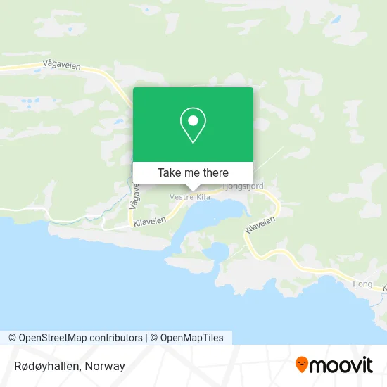 Rødøyhallen map