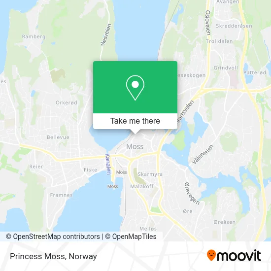 Princess Moss map