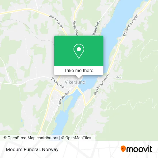 Modum Funeral map