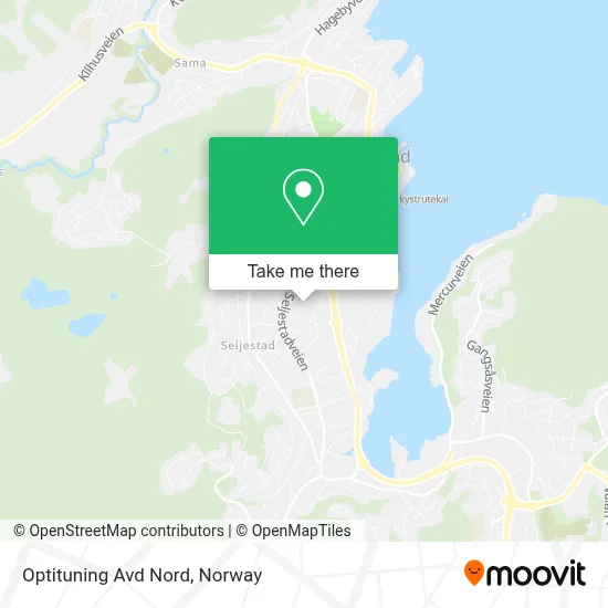 Optituning Avd Nord map