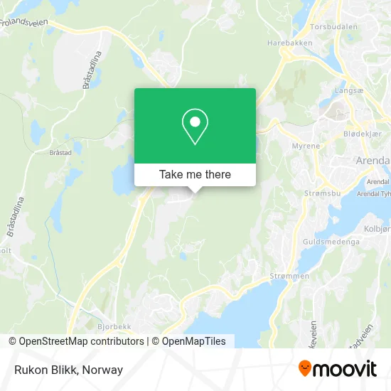 Rukon Blikk map