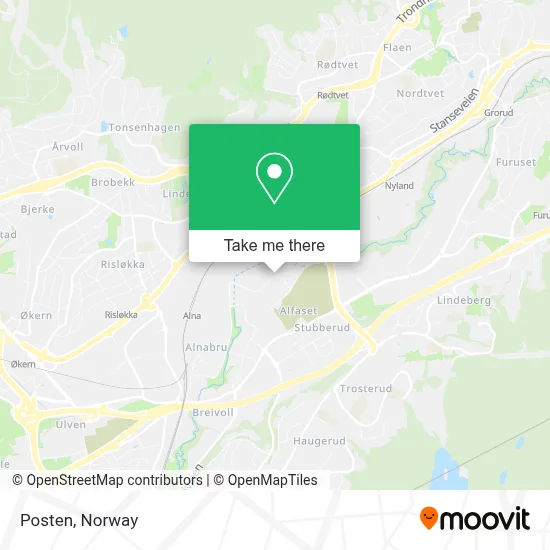 Posten map
