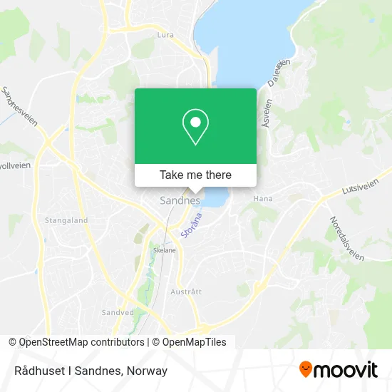 Rådhuset I Sandnes map