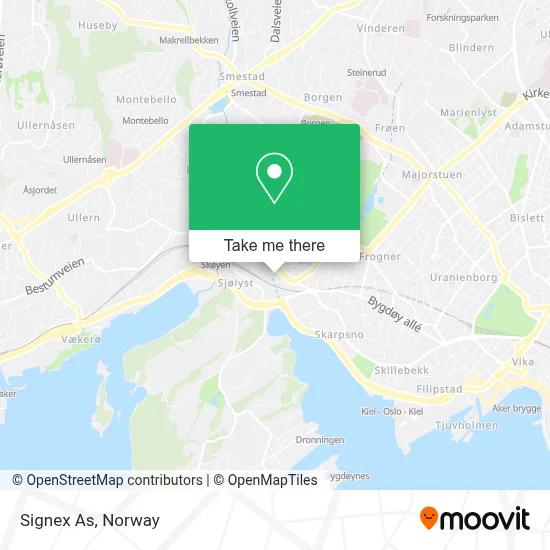 Signex As map