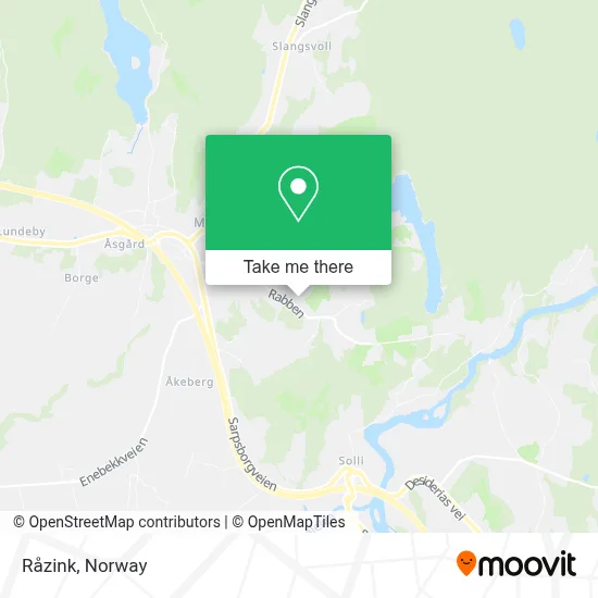 Råzink map