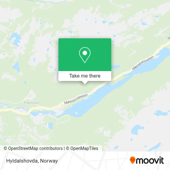 Hyldalshovda map