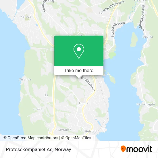 Protesekompaniet As map