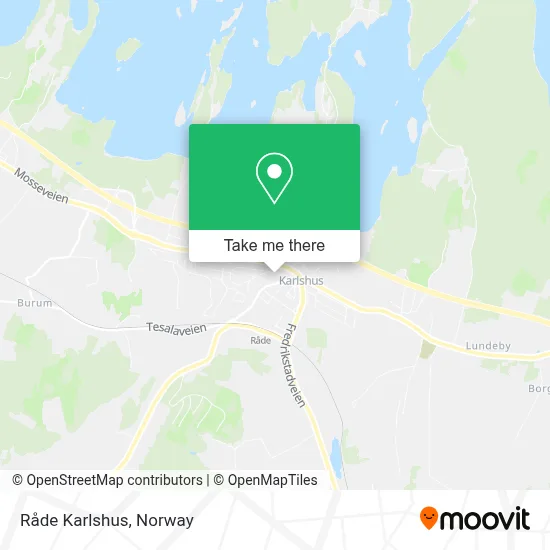 Råde Karlshus map