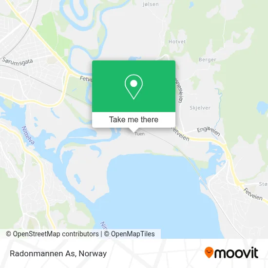 Radonmannen As map