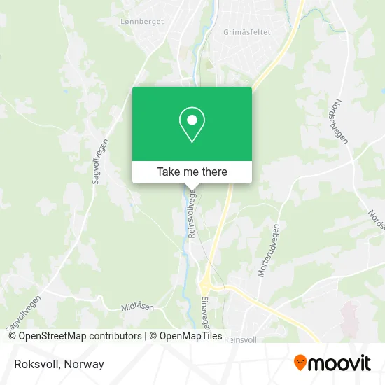 Roksvoll map