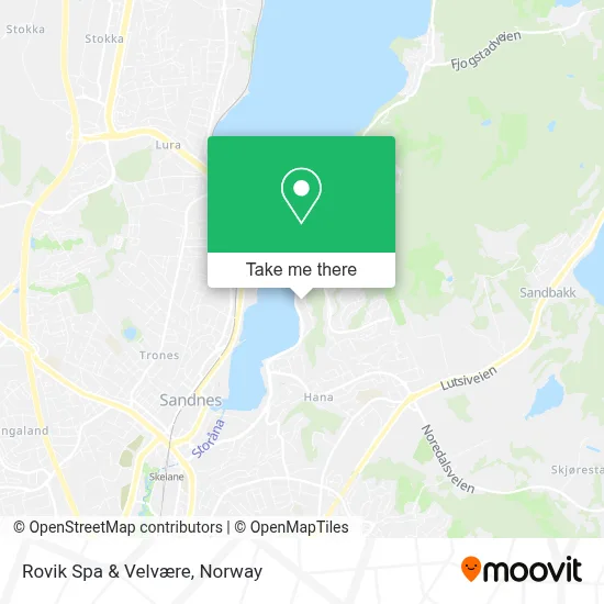 Rovik Spa & Velvære map