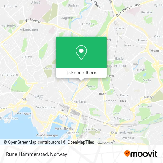 Rune Hammerstad map