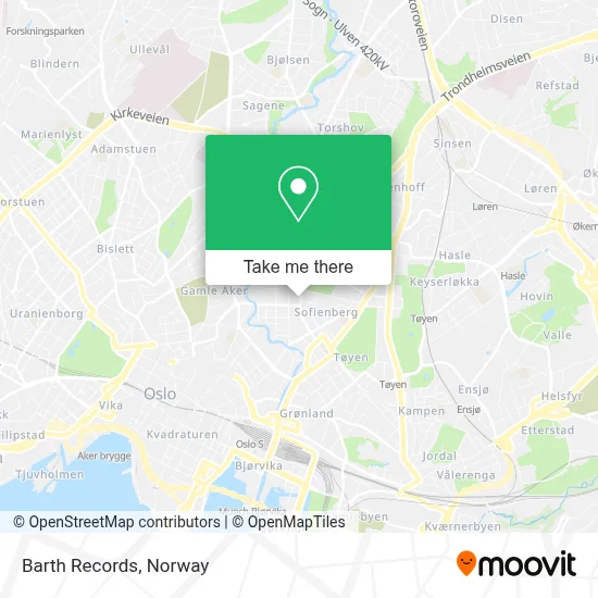Barth Records map