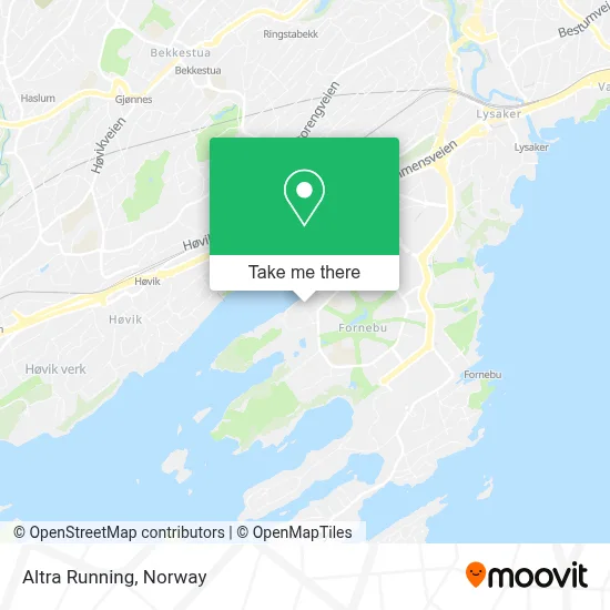 Altra Running map