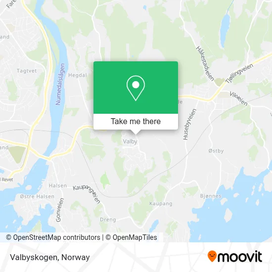 Valbyskogen map