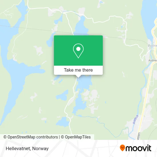 Hellevatnet map