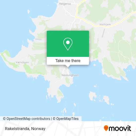 Rakelstranda map