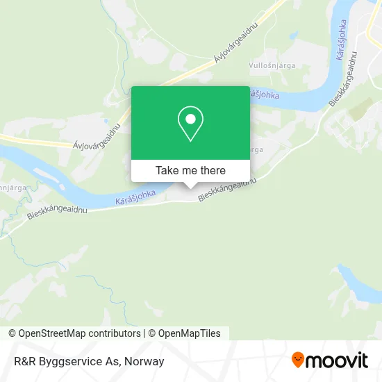 R&R Byggservice As map