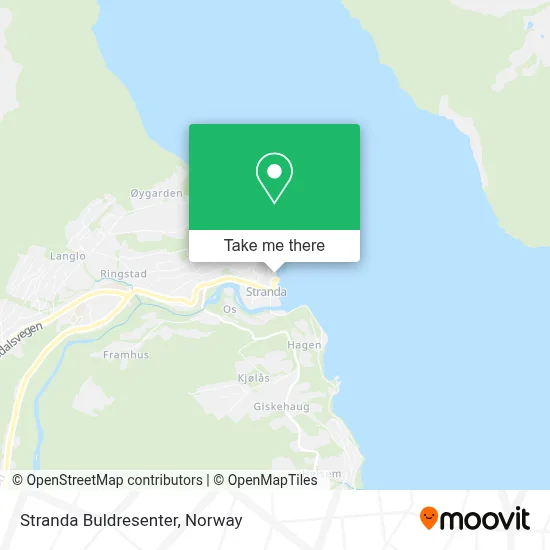 Stranda Buldresenter map