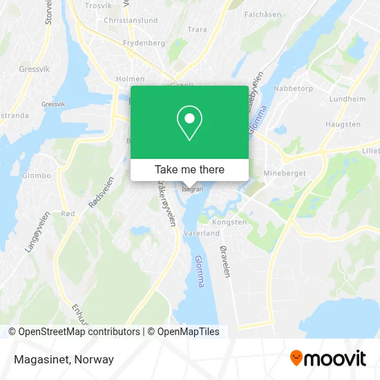 Magasinet map