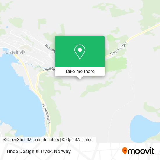 Tinde Design & Trykk map