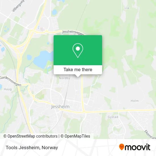 Tools Jessheim map