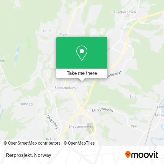 Rørprosjekt map