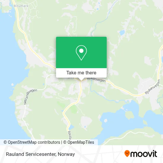 Rauland Servicesenter map