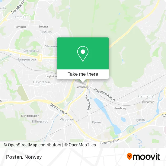 Posten map