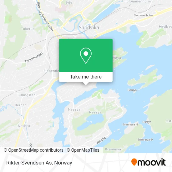Rikter-Svendsen As map