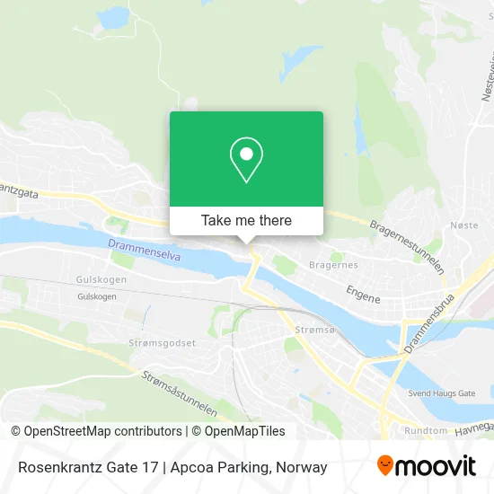 Rosenkrantz Gate 17 | Apcoa Parking map
