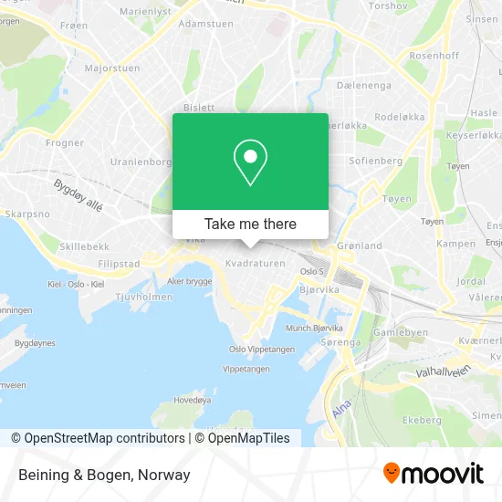 Beining & Bogen map