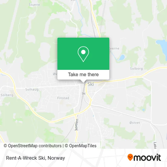 Rent-A-Wreck Ski map
