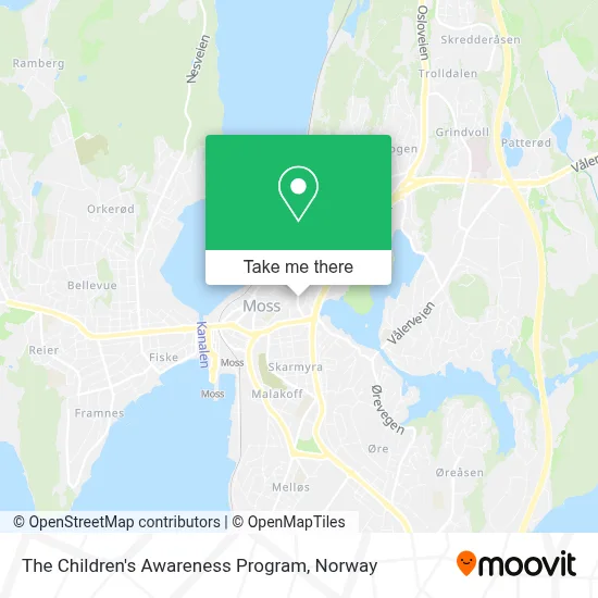 The Children's Awareness Program map