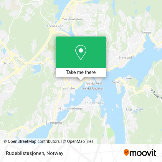 Rudebilstasjonen map