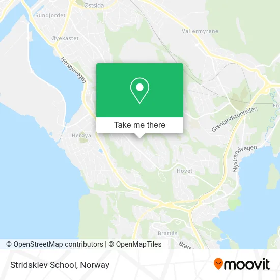 Stridsklev School map