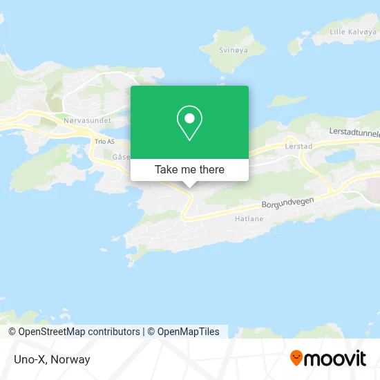 Uno-X map