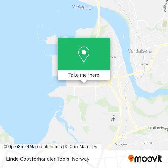 Linde Gassforhandler Tools map