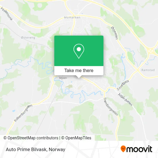 Auto Prime Bilvask map