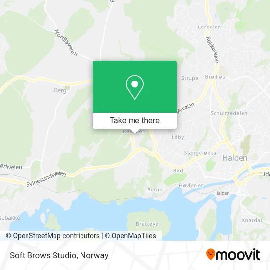 Soft Brows Studio map