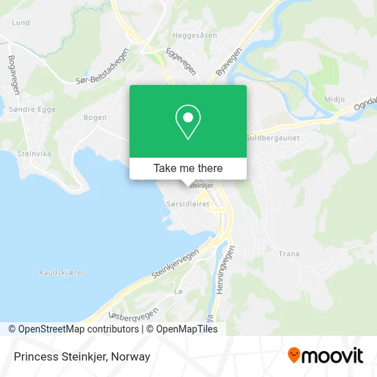 Princess Steinkjer map