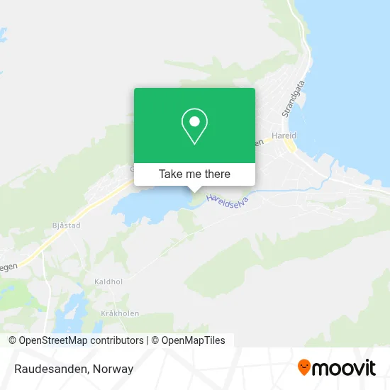 Raudesanden map