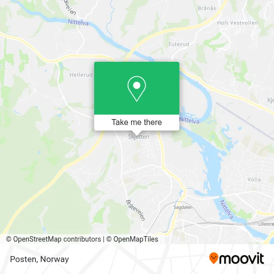 Posten map