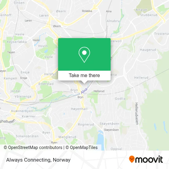 Always Connecting map