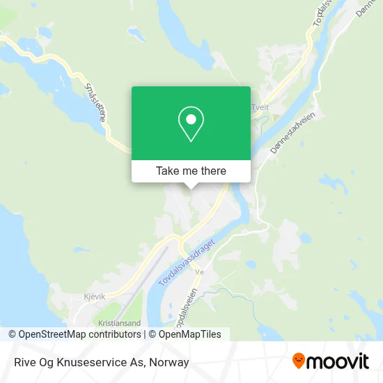 Rive Og Knuseservice As map