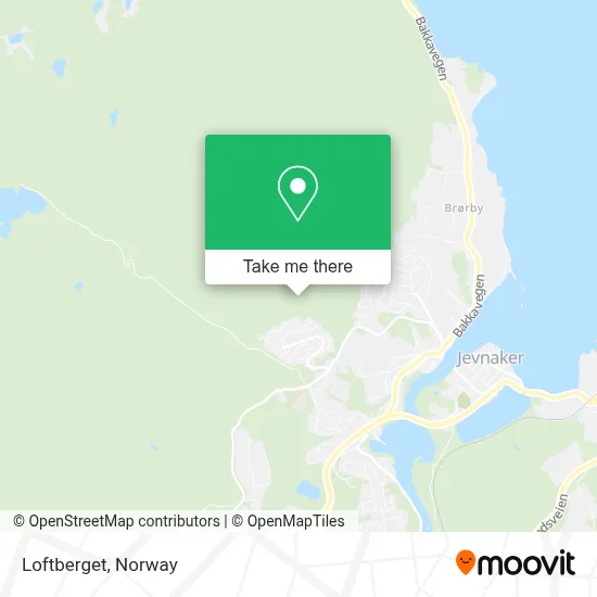Loftberget map