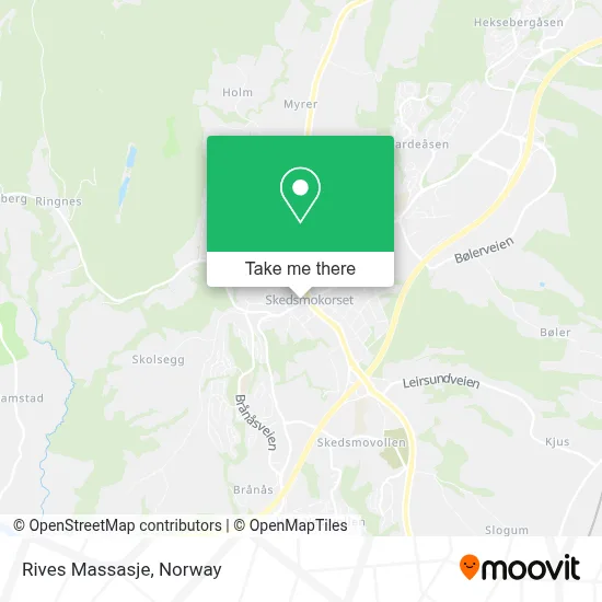 Rives Massasje map