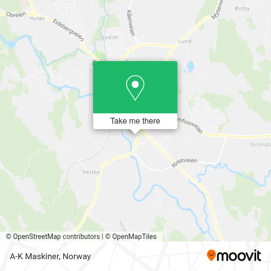 A-K Maskiner map