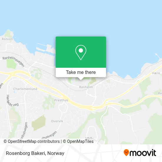 Rosenborg Bakeri map