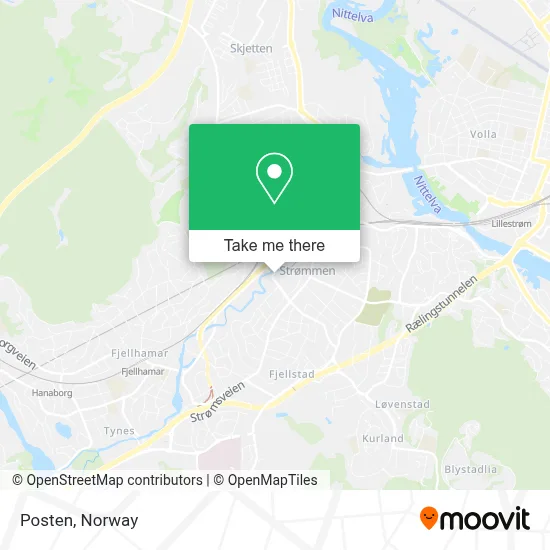 Posten map